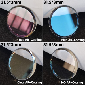 Sapphire Watch Glass Flat Crystal Watch Parts Replacement Accessories 31.5mm Glass Suitable for SKX007 SRPD Flat Glass