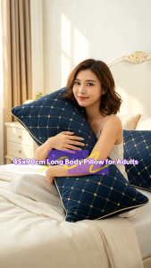 48x90cm Premium Long Body Pillow Ultra Soft Hotel Quality Sleeping Pillow Back Support Hug Pillow