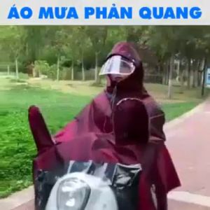 Áo mưa 1 đầu và 2 đầu siêu bền phản quang chất vải dù mềm