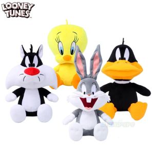 New 20cm Classic Looney Tunes Bugs Bunny Cartoon Stuffed Animal Doll Tweety Cyclone Daffy Plush Toy Figure Childrens Gifts