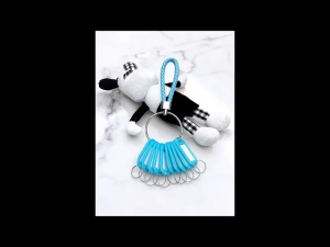 10/20 Bit Key Tags Organizer Ring Key Management Lanyard Colorful Key Labels Keyring