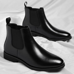 NUDANLAI | chukka boots men Pointed Business Style Chelsea Boots for Men