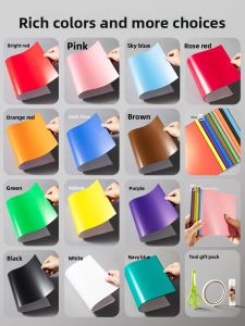 Colorful Wax Paper A4 A3 8K 4K Square DIY Handcraft Paper Kindergarten Mixed Color Paper Cut Paper Window Flower Paper Ten Colors