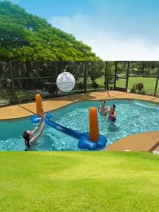 Pool Volleyball Net Set / Gawang Bola / Pelampung Renang Kolam Anak