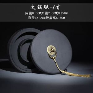 Evaporation-Proof Inkstone with Lid for Calligraphy Heavy-Duty Business Supplies Hot Pot Accessories Durable Ink Box