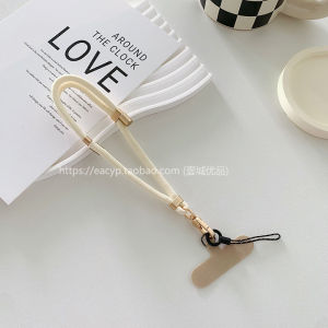 Adjustable Nylon Mobile Phone Lanyard Satchel Short Chic Fancy Mobile Phone Charm Wristband Drop-Resistant Anti-Lost Men and Women