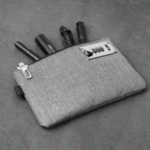 Lockable Money Bag Coin Purse for Cash Passports Credit Cards Storage Cash Bag