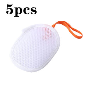 5/10pcs Soap Foaming Net Bath Mesh Sponge for Shower & Body Wash Exfoliating and Deep Cleaning Scrubber Bathroom Supplies