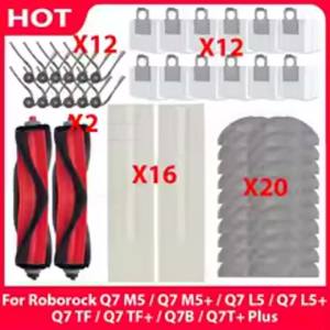 Roborock | Roborock Q7 M5 / Q7 M5+ / Q7 L5 / Q7 L5+ / Q7 TF / Q7 TF+ / Q7B / Q7T+ Plus Parts Main Brush Filter Mop Cloth Dust Bag