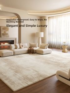 XIANGSU | Luxury Style No-Wash Wipeable Bedside Rug