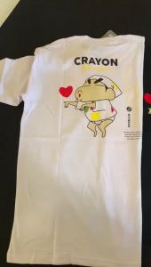 KAOS ANAK LAKI-LAKI COTTON COMBED 30S MOTIF SHINCAN USIA 9 TAHUN - 16 TAHUN TERBARU GAMBAR DEPAN BELAKANG