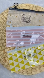 Ziplock Tempat Pensil Pulpen Transparan Karakter Serbaguna Pouch Zip Lock Penyimpanan Kosmetik Pouch Zipper Pencil Case Tempat Barang Unik -REX-MART (BAYAR DITEMPAT/COD)