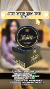 VIERA NIGHT CREAM WHITENING SERIES | KRIM MALAM GLOWING KRIM MALAM FLEK BPOM