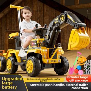 PALONG | Ride-on Remote Control Electric Excavator Toy