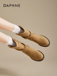 Daphne | Vintage Thick Heel Jacquard Western Boots