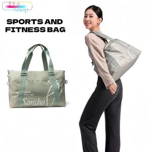 Outdoor sports and fitness bag large capacity yoga bag one shoulder dance handbag