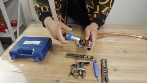 7 Lubang Flaring And Swaging Tool Tanpa Cutter Tube Pipe Flaring Tool Kit