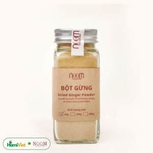 Bột gừng Noom với 100% gừng Tây Giang giữ lại nguyên vị cay đằm thơm nồng ấm | Bột gia vị thảo dược
