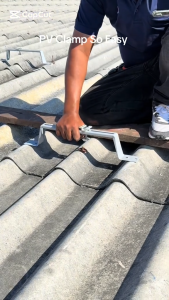 **ติดตั้ง 8 แผง** PSI ชุดจับยึดแผงโซล่าร์ หลังคาเมทัลชีท & กระเบื้องลอนคู่ PV Clamp (SET4.2) *ไม่ต้องเดินราง* (มีตัวเลือก ล็อคกราวด์)