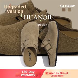 HUANQIU | Mens Thick Platform Mules