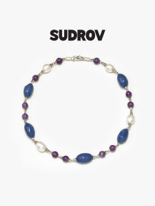 Luxury Style Colored Gem Pearl Necklace