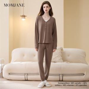 Mom Jane | Pregnant Nursing Maternity Warm Home Wear Set