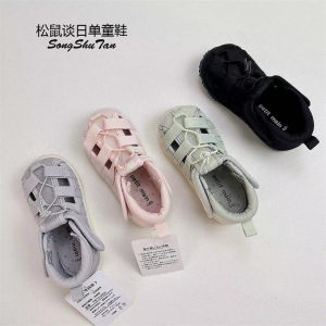 รองเท้าแตะเด็กผ้าตาข่ายระบายอากาศสำหรับเล่นน้ำในร่มและกลางแจ้งสำหรับเด็กชายและเด็กหญิง รองเท้าเดินแบบสวมสบายสำหรับเด็กตั้งแต่แรกเกิดถึง 12 ปี