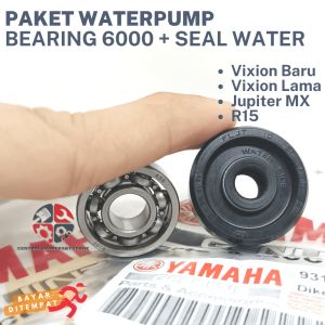 PAKET WATERPUMP SIL YAMAHA + BERING LAHER 6000 MOTOR VIXION LAMA BARU JUPITER MX KING 135 XEON R15 R15 XABRE NMAX / BEARING 6000 KOYO ASB / SEAL WATERPAMP SIL WATER PUMP RADIATOR SEAL WATERPOM RADIATOR VIKSON NEW OLD / 1 SET SEL KIPAS RADIATOR VIXION - Lazada