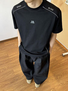 Sorona Quick Dry Short Sleeve Mens T-Shirt Lightweight Cool Feeling Ice Silk Loose Casual Sport Half Sleeve Summer 2025