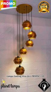 Lampu Gantung Hias Minimalis Modern 6 in 1
