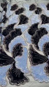 OLEVO | African Velvet Lace Fabric 2026 Nigerian Lace 5 Yards French Velvet Lace Fabric For Party Wedding Dress Sewing Cloth AT2835