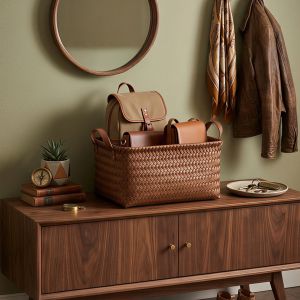 AMU·PIGGY | Large Capacity Rattan Storage Basket