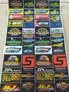 Stiker Sound | Stiker Hologram | Stiker 1 Lembar | Stiker Pack Ukuran 21cm x31cm