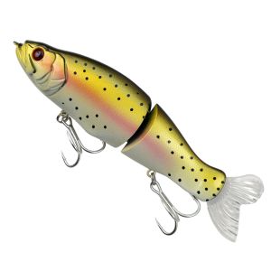 Hopeblaze 140mm 33g Multi-Jointed Swimbait Removable TPE Tail Slow Sinking Lure Salt Fresh Water Bass Pike Trout Fishing Bait