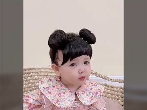 LAKOE Bandana Bayi Wig Poni Rambut Palsu Anak Bayi Children Baby Hair Bands Wig