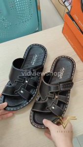 VIDVIEW !!ลดสนั่น!! รองเท้าแตะชาย Adda 93H20 แบบสวม ไซส์ 40-44 ทรงสุภาพ ปรับสายได้ รองเท้าแฟชั่นชาย รองเท้าผู้ชาย