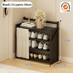 ZHUSHANXIA | Foldable Dustproof Multi-layer Shoe Rack Narrow