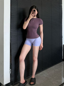 Áo Tập Yoga Bó Sát Áo Thun Chạy Bộ Áo Thun Tay Ngắn Quần Áo Thể Thao Quần Áo Tập Luyện Quần Áo Yoga Quần Áo Thể Thao