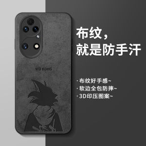 Huawei P50 pro Silicone Case Full Cover Anti-Fall Matte Finish Male Model High End Cartoon Shell Black Couples Trendy Brand