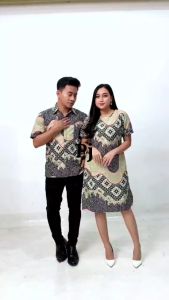 Baju Couple Keluarga Bisa Pisah & Baju Batik Dres Couple Keluarga