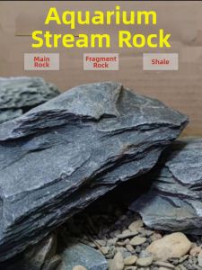 Natural Slate Decorative Rocks Aquarium Decoration