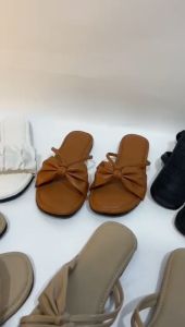ZS73 Sandal Wanita Teplek Terbaru Dengan Berbagai Warna Menarik Dan Elegan