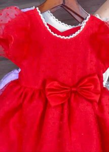 Đầm bé gái váy công chúa thiết kế cao cấp siêu yêu (đỏ trắng tím) Minakids 1 - 8 tuổi.