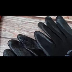 20PCS PU Coated Safety Work Gloves Non-Slip Seamless Knit Work Gloves for Men Gardening Construction Repair Yard Outdoor Gloves