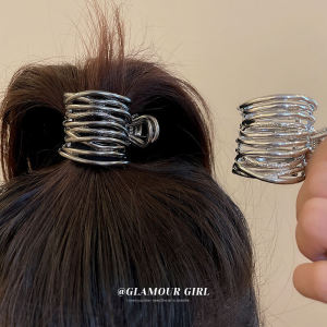 Metal High Ponytail Fixed Magic Cold Style Fashion All-Match Barrettes Minimalist Niche Style Fancy New Hair Accessories Women