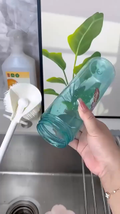 Sikat Botol Termos Silikon / Sikat Pembersih Botol Anak / Alat Cuci Gelas Silikon