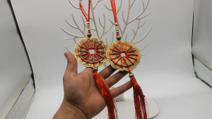 Feng Shui Ten Emperor Money Lucky Charm Chinese Lucky Door Coins Chinese Knot Tassel Pangsabit Old Coins for Money