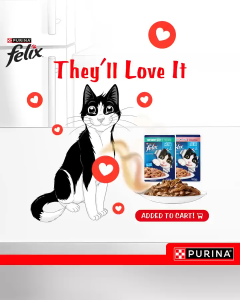 Purina Felix Cat Wet Food Pouch 85g