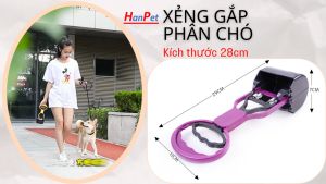 Hanpet-  1 cuộn 15 Túi hốt phân chó bốc kít túi nilon dùng bọc xẻng gắp phân