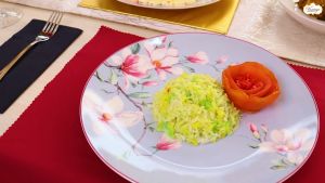 Vantage Dove Grey Magnolia Fine Porcelain Dinner Set(20pcs Tableware)-Tanpa signature Dato Sri Siti Nurhaliza